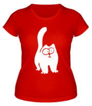 Женская футболка Simon's Cat фото