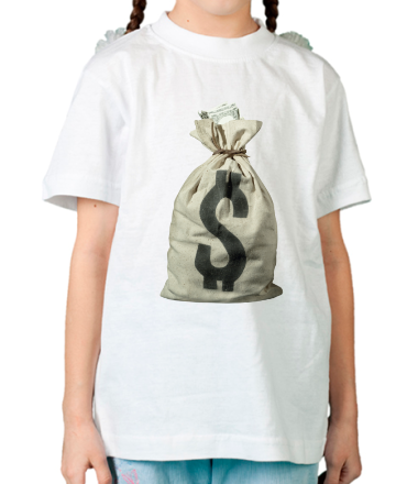 Детская футболка Мешок с деньгами