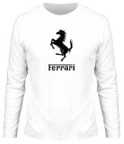 Мужская футболка длинный рукав Ferrari (феррари) фото