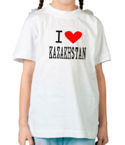 Детская футболка I love Kazakhstan фото