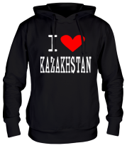 Толстовка худи I love Kazakhstan фото