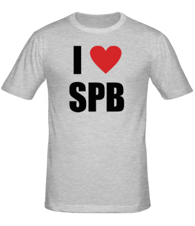 Мужская футболка I love SPB