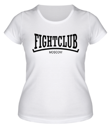 Женская футболка Fightclub. Moscow