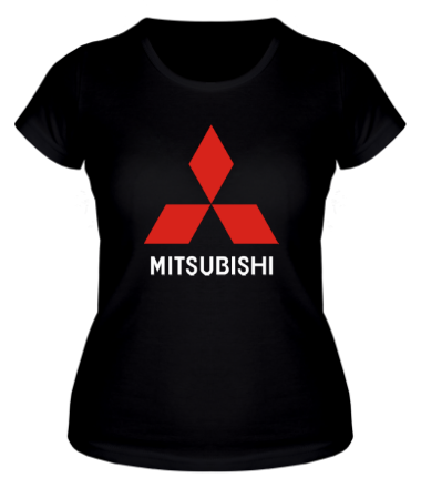 Женская футболка Mitsubishi