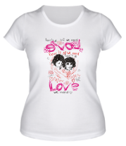 Женская футболка Love фото