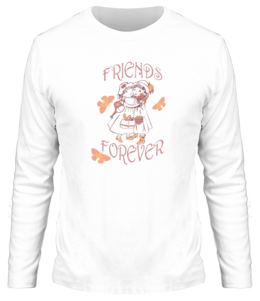 Мужская футболка длинный рукав Friends Forever