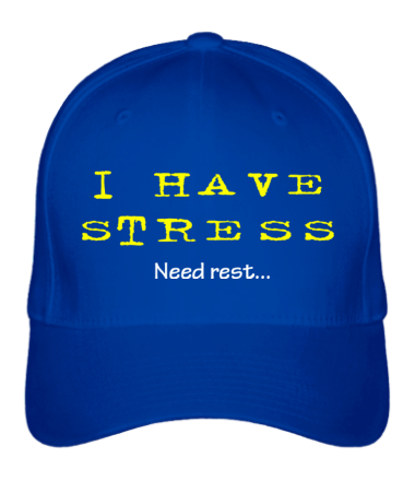 Бейсболка I Have Stress