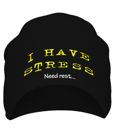 Шапка I Have Stress