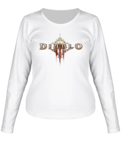 Женская футболка длинный рукав Diablo 3 фото