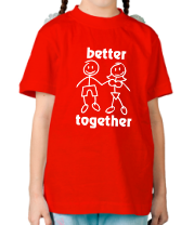 Детская футболка Better together фото