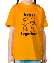 Детская футболка Better together фото