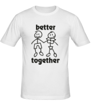 Мужская футболка Better together