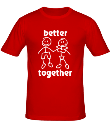 Мужская футболка Better together