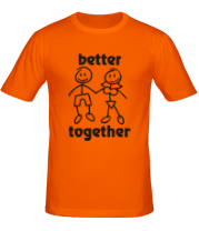 Мужская футболка Better together фото