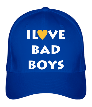 Бейсболка I love bad boys