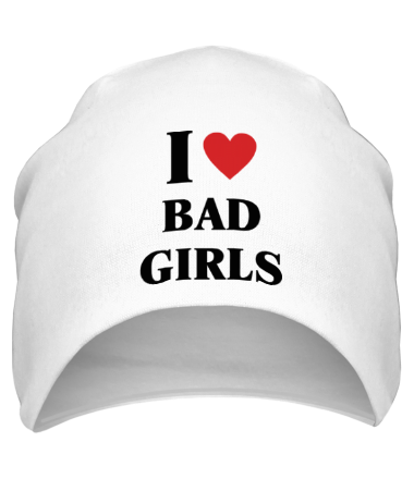 Шапка I love bad girls