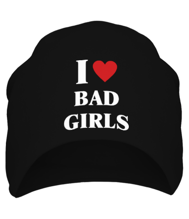 Шапка I love bad girls