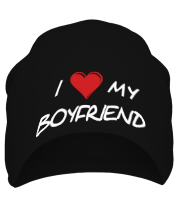 Шапка I love my boyfriend фото