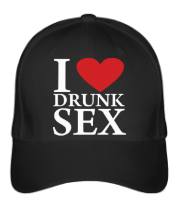 Бейсболка I love drunk sex фото