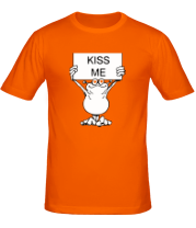 Мужская футболка Kiss me фото