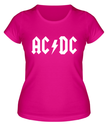 Женская футболка AC DC 