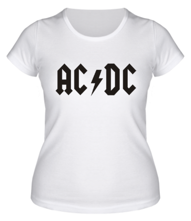 Женская футболка AC DC 