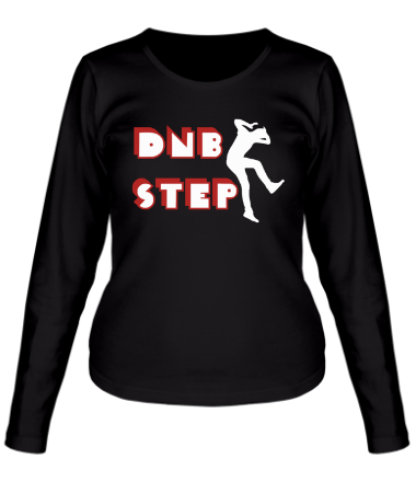 Женская футболка длинный рукав DNB step