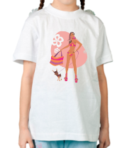 Детская футболка Дама с собачкой фото