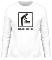 Мужская футболка длинный рукав Game Over фото