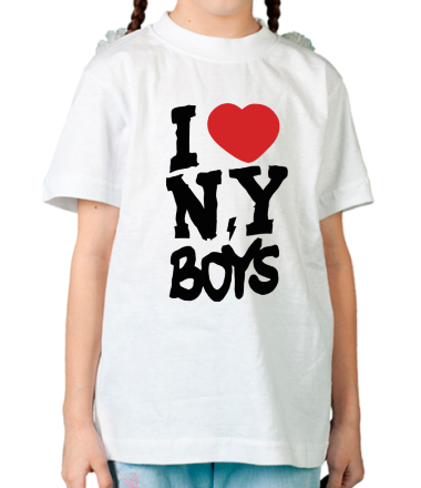 Детская футболка I love New York Boys