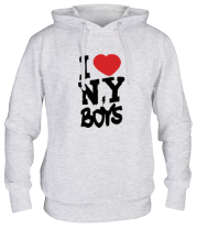 Толстовка худи I love New York Boys фото