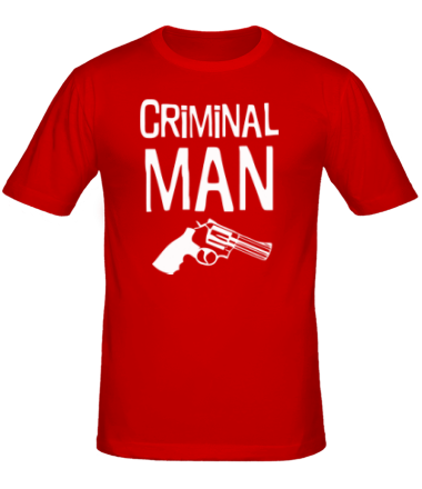 Мужская футболка Criminal man