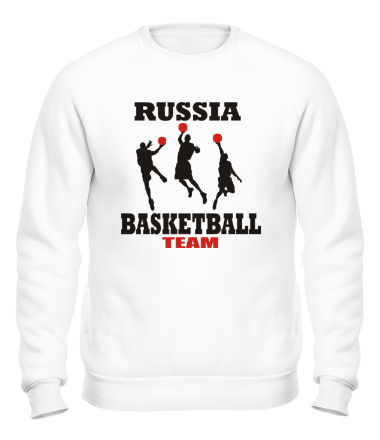Толстовка без капюшона Русский баскетбол