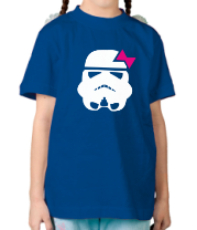 Детская футболка Штурмовик с бантиком фото