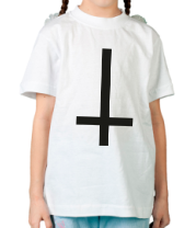 Детская футболка Перевёрнутый крест фото