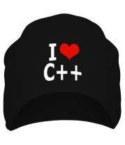 Шапка I love C++ фото