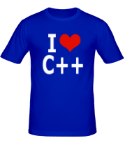 Мужская футболка I love C++ фото