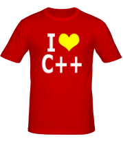 Мужская футболка I love C++ фото