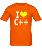 Мужская футболка I love C++ фото