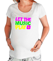 Футболка для беременных Let the music play