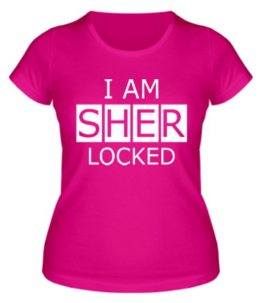 Женская футболка I am Sherlock