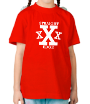 Детская футболка Straight edge фото