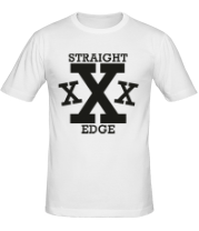 Мужская футболка Straight edge фото