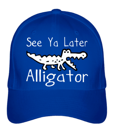 Бейсболка See Ya Late, Alligator