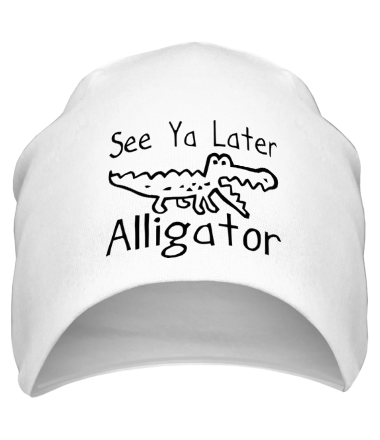 Шапка See Ya Late, Alligator