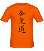 Мужская футболка Айкидо иероглиф фото