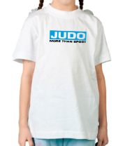 Детская футболка Дзюдо больше чем  фото