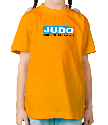 Детская футболка Дзюдо больше чем 