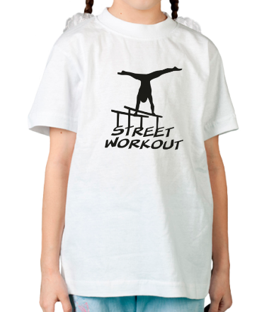 Детская футболка Street workout надпись