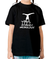 Детская футболка Street workout надпись фото